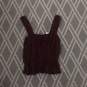 Maroon tank